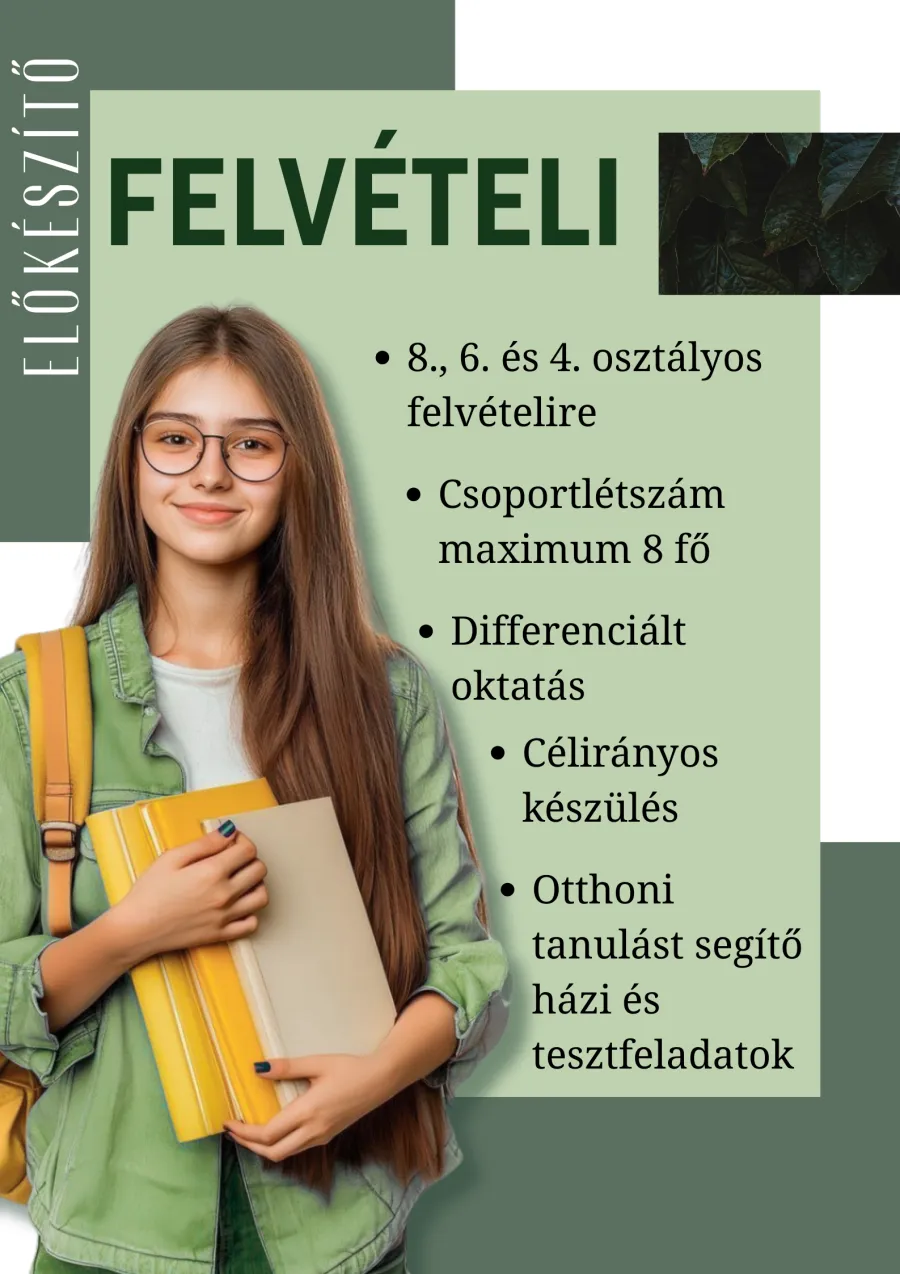Nyári felvételi előkészítő