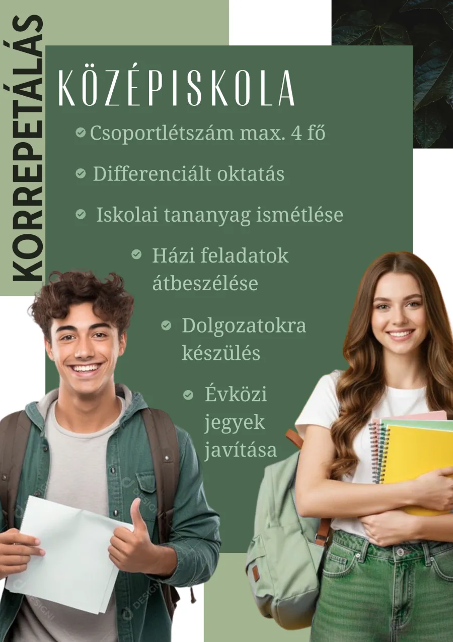 Középiskolás diák